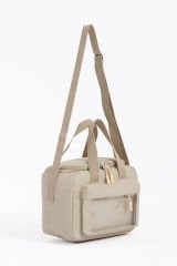 Roxbros Kore Tarzı Aksesuarlı 3'lü Erkek Çocuk Okul Çantası & Beslenme ve Kalemlikli İlkokul Sırt Çantası (KAHVERENGI - BEJ)