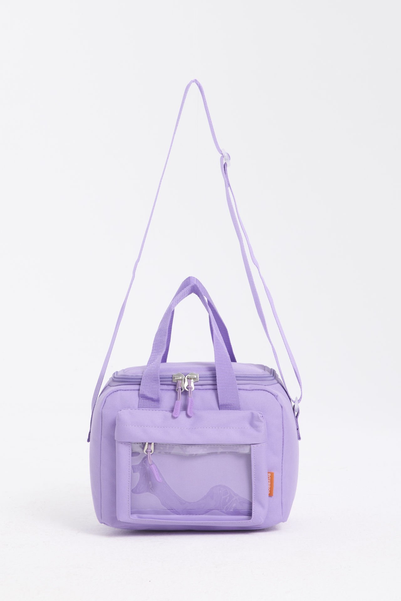 Roxbros Kore Kawaii Tarzı Isı Yalıtımlı Beslenme Çantası, Kız Çocuk & Erkek Çocuk Termal Lunch Bag (LILA)