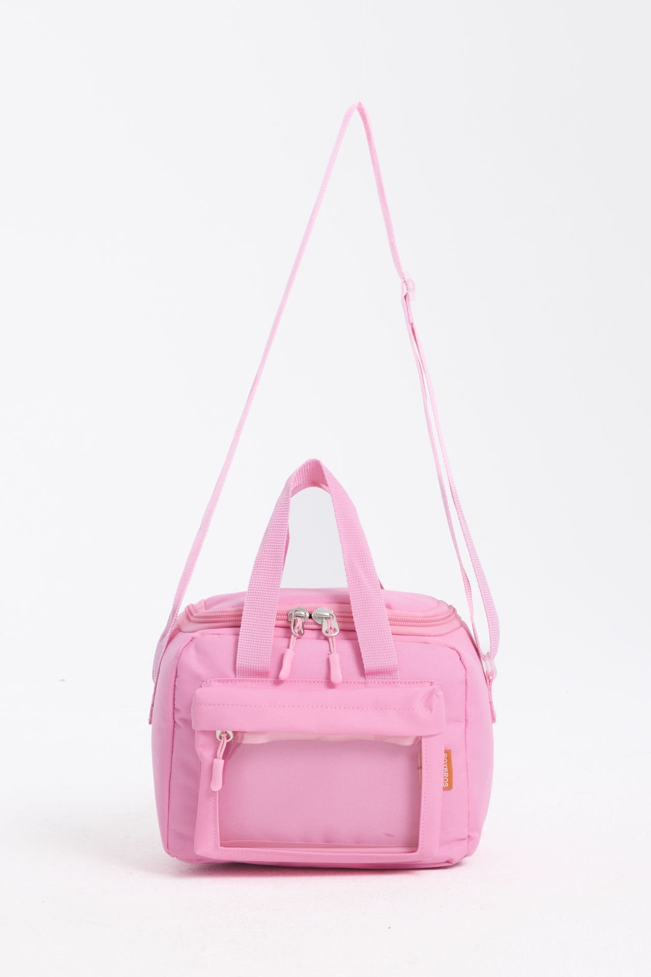 Roxbros Kore Kawaii Tarzı Isı Yalıtımlı Beslenme Çantası, Kız Çocuk & Erkek Çocuk Termal Lunch Bag (PEMBE)