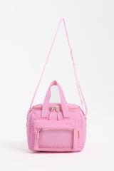 Roxbros Kore Kawaii Tarzı Isı Yalıtımlı Beslenme Çantası, Kız Çocuk & Erkek Çocuk Termal Lunch Bag (PEMBE)