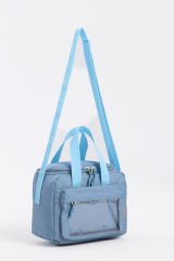 Roxbros Kore Kawaii Tarzı Isı Yalıtımlı Beslenme Çantası, Kız Çocuk & Erkek Çocuk Termal Lunch Bag (INDIGO)