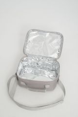 Roxbros Kore Kawaii Tarzı Aksesuarlı Çocuk Beslenme Çantası - Isı Yalıtımlı Termoslu Beslenme Çantası (BEJ)