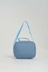 Roxbros Kore Kawaii Tarzı Aksesuarlı Çocuk Beslenme Çantası - Isı Yalıtımlı Termoslu Beslenme Çantası (INDIGO)