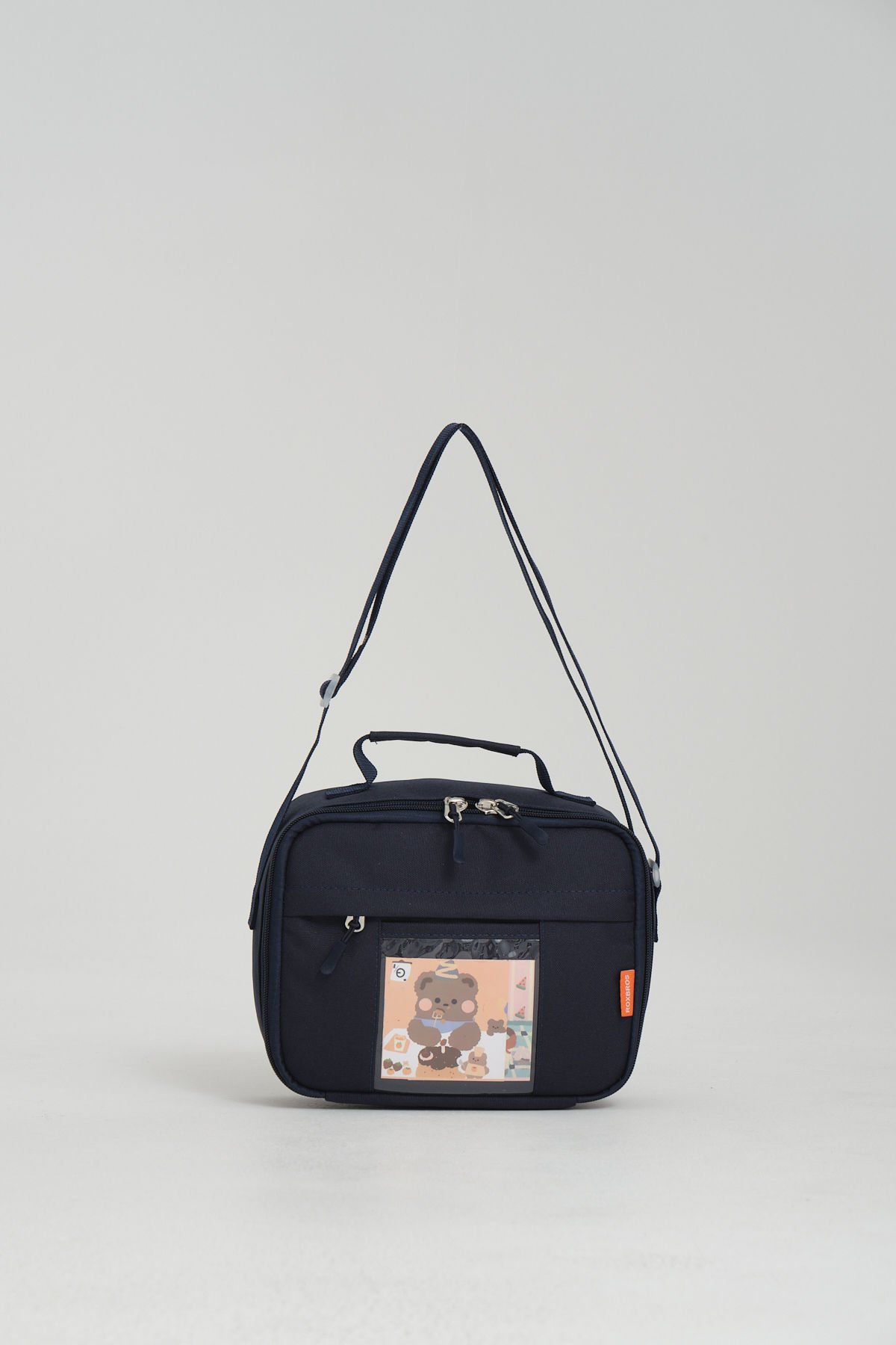 Roxbros Kore Kawaii Tarzı Aksesuarlı Çocuk Beslenme Çantası - Isı Yalıtımlı Termoslu Beslenme Çantası (LACIVERT)